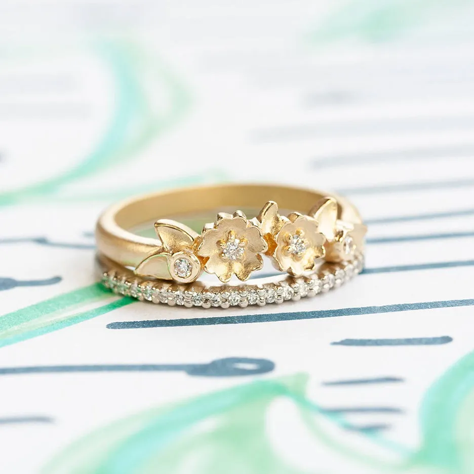 Buttercup Garden Band - Yellow Gold sold by Meghan Thorne Jewlery product image thumbnail 5