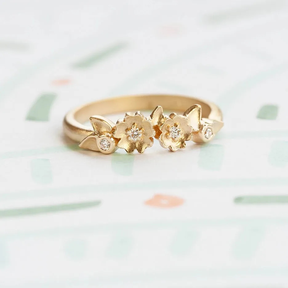 Buttercup Garden Band - Yellow Gold sold by Meghan Thorne Jewlery product image thumbnail 3