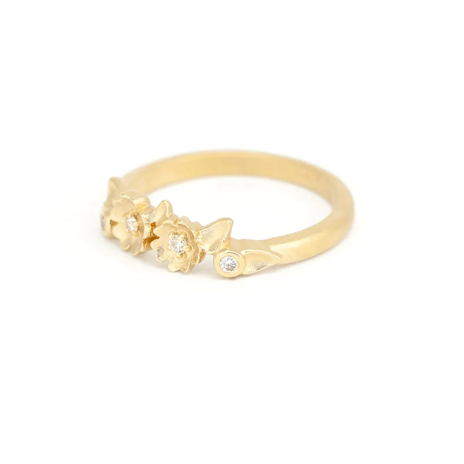 Buttercup Garden Band - Yellow Gold sold by Meghan Thorne Jewlery product image thumbnail 2