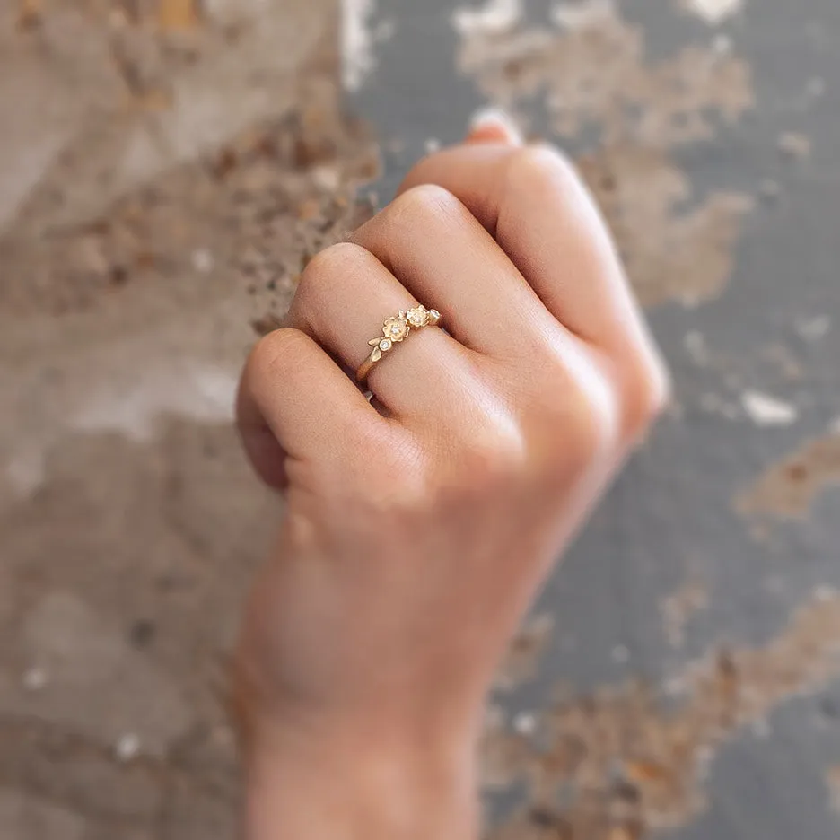 Buttercup Garden Band - Yellow Gold sold by Meghan Thorne Jewlery product image thumbnail 4