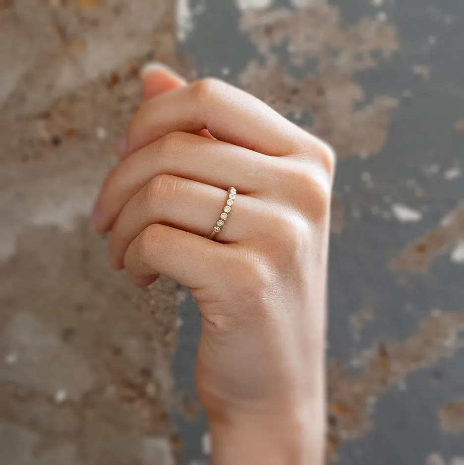 Medium Bezel Band - Yellow Gold sold by Meghan Thorne Jewlery product image thumbnail 3