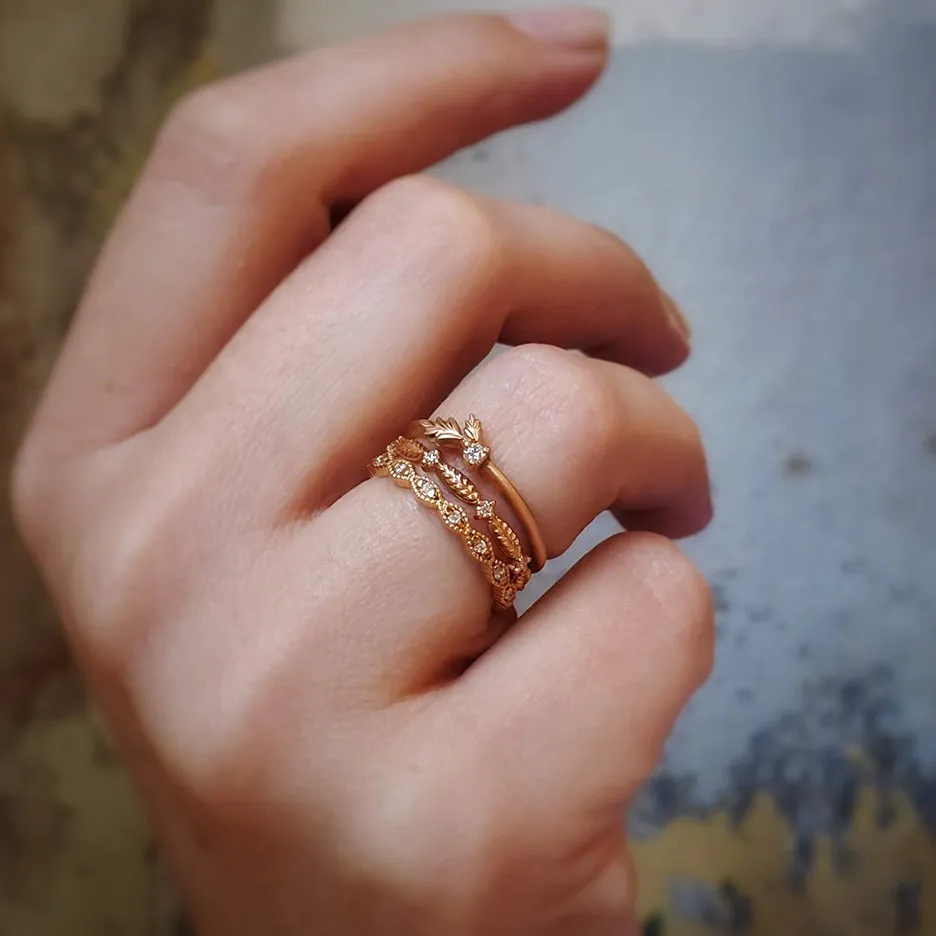 Evergreen Eternity Band - Rose Gold sold by Meghan Thorne Jewlery product image thumbnail 3