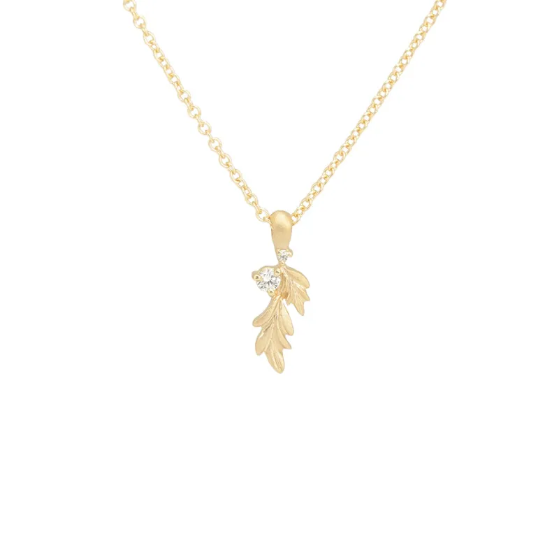 Wood Nymph Faye Drop Necklace - (LC9103) made by Meghan Thorne Jewlery