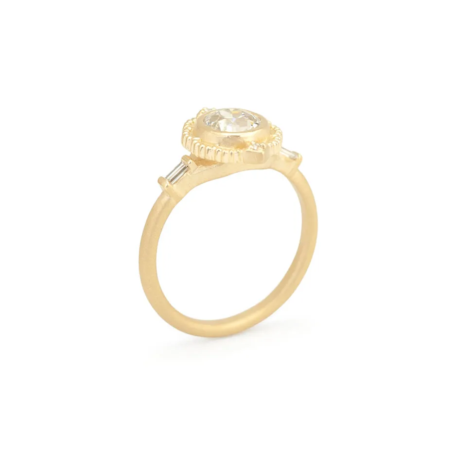 Venise Frame Ring (LC9114) - .9ct antique Old Euro sold by Meghan Thorne Jewlery product image thumbnail 4