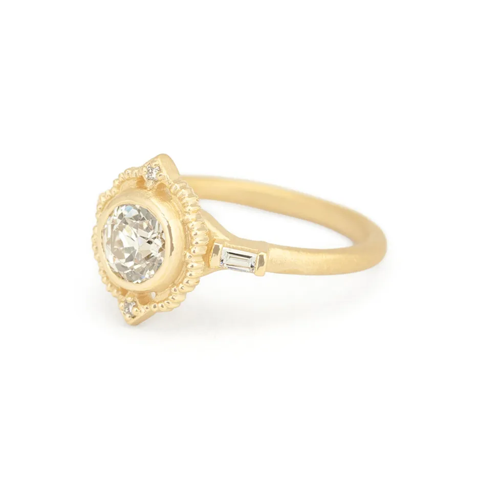 Venise Frame Ring (LC9114) - .9ct antique Old Euro sold by Meghan Thorne Jewlery product image thumbnail 2
