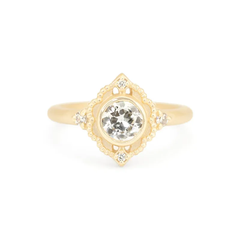 Venise Frame Ring (LC8966) - .67ct Old European Cut Diamond made by Meghan Thorne Jewlery