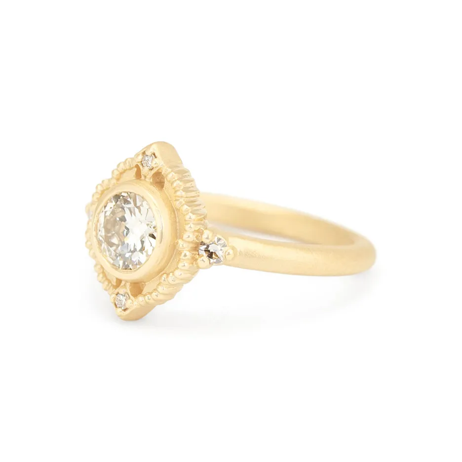 Venise Frame Ring (LC8966) - .67ct Old European Cut Diamond sold by Meghan Thorne Jewlery product image thumbnail 3