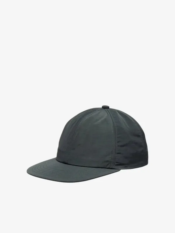 GOLDWIN NYLON TUSSAH BB CAP-DEEP CHARCOAL made by Goldwin