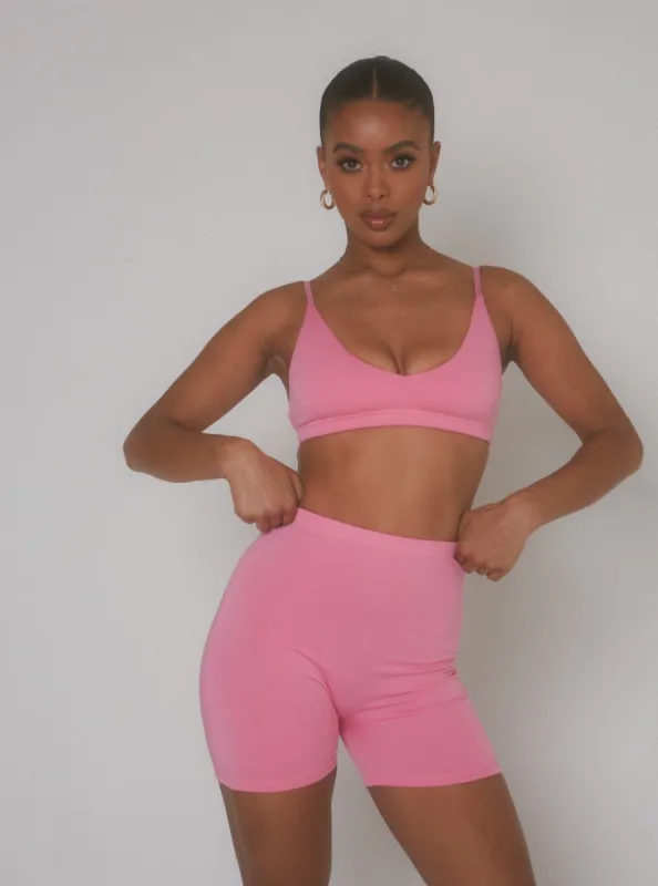 Pink Ofelia Bralette sold by SLA The Label