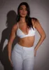 WHITE ASTRID BRALETTE sold by SLA The Label