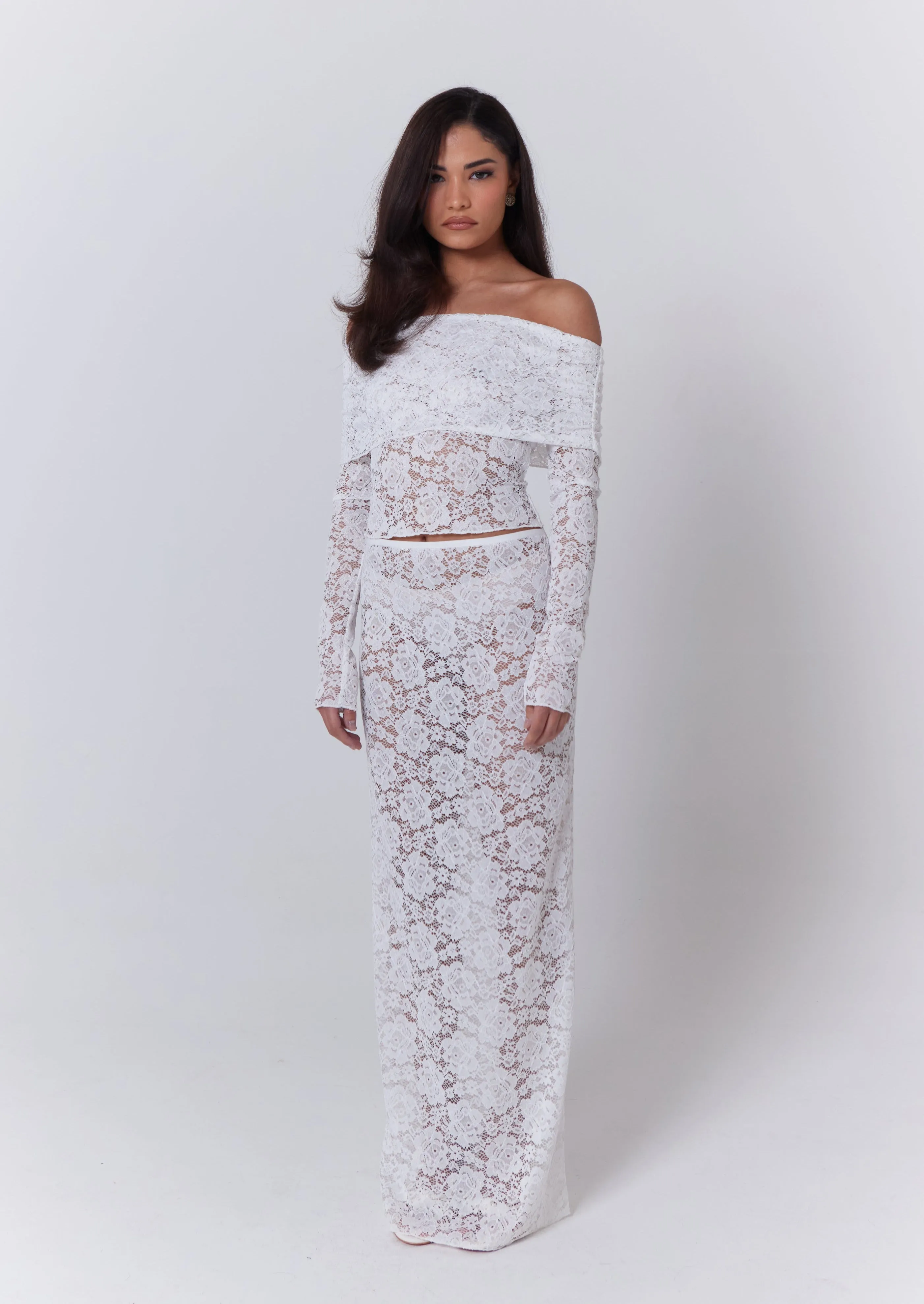 PETITE MYLA LACE MAXI SKIRT sold by SLA The Label