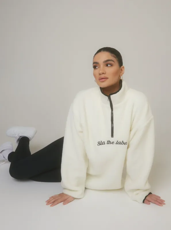 CREAM TEDDY FLEECE sold by SLA The Label