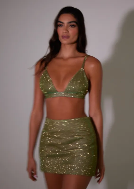 GREEN SLOANE SKIRT sold by SLA The Label