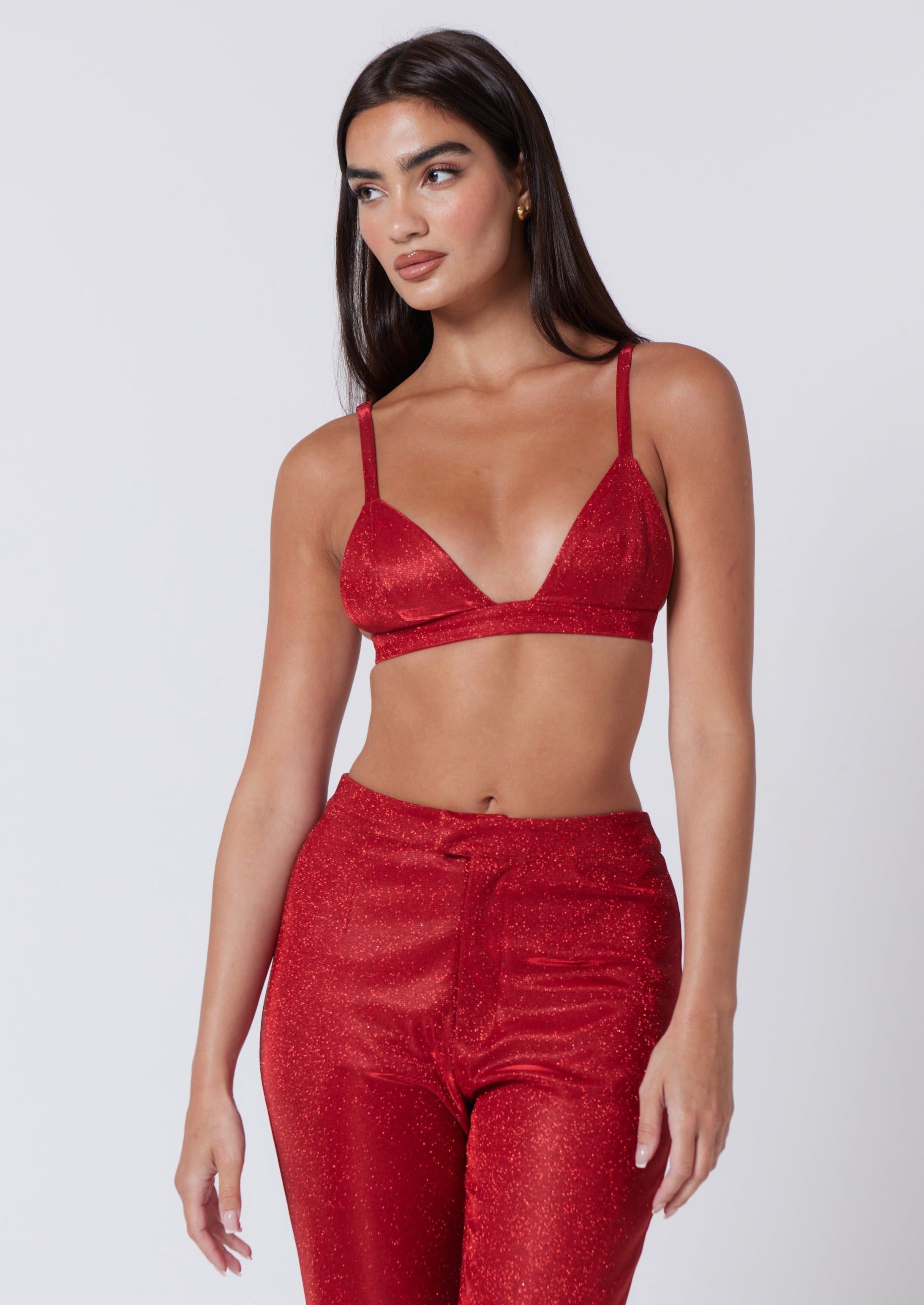 RED ASTRID BRALETTE TOP sold by SLA The Label