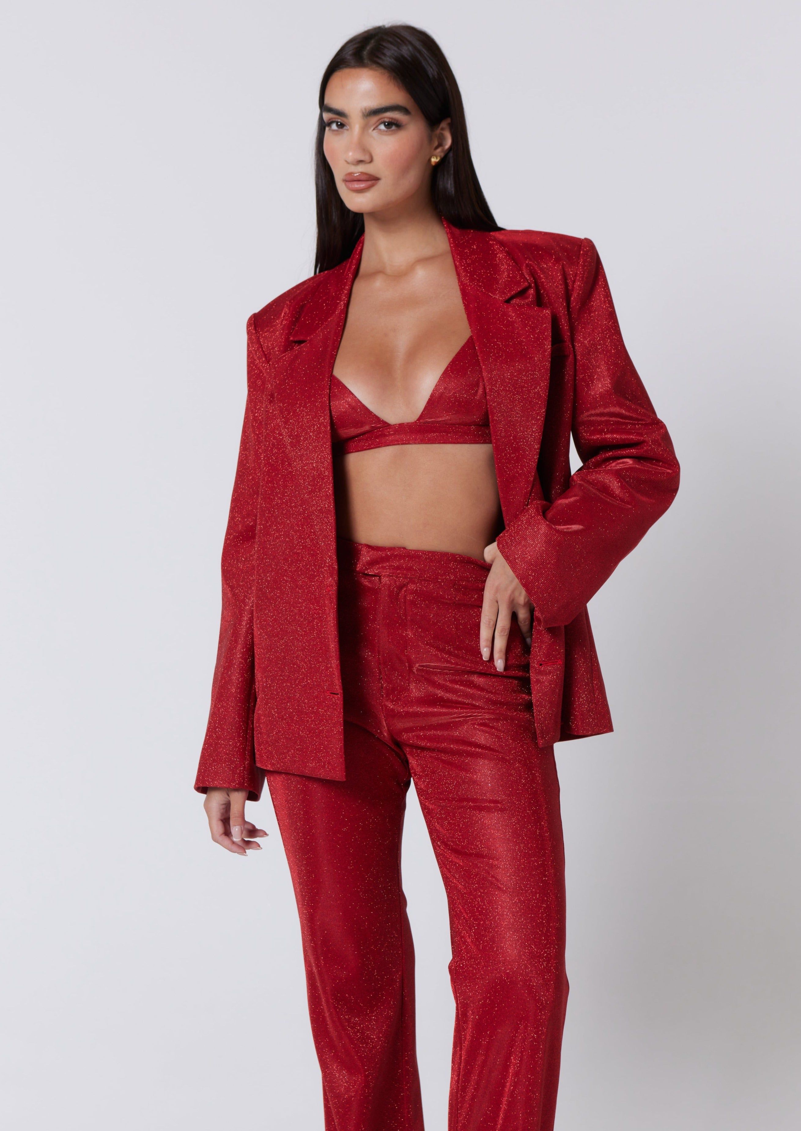 RED ASTRID BRALETTE TOP sold by SLA The Label product image thumbnail 3