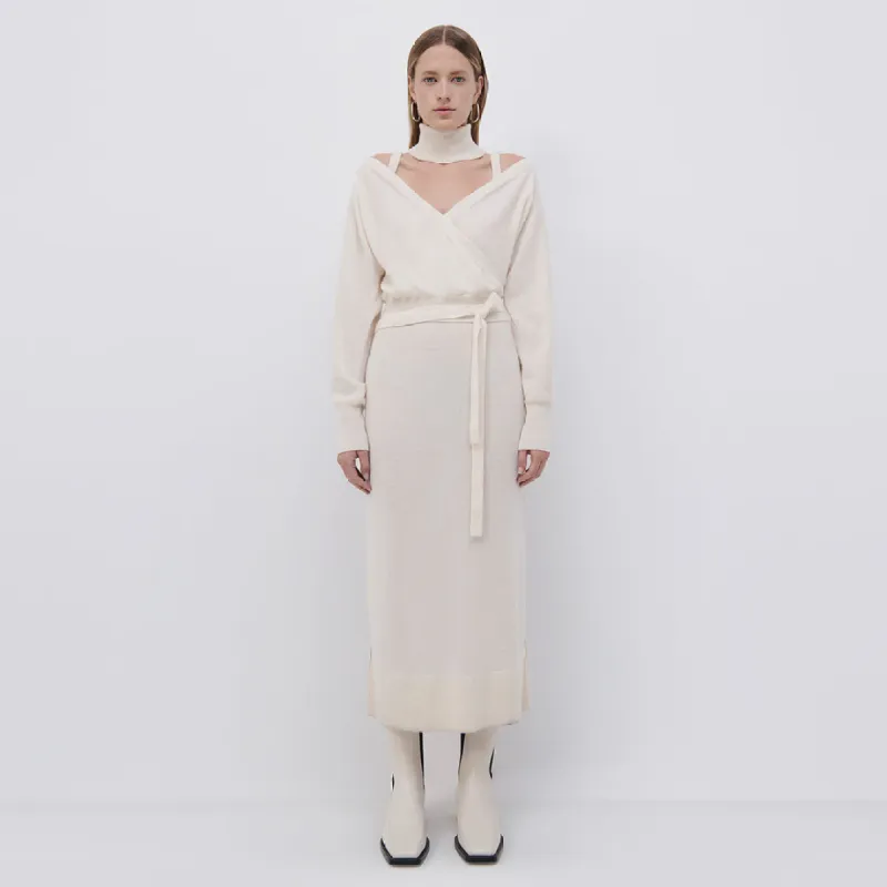 Ashtred Recycled Cashmere Midi Dress sold by Simkhai