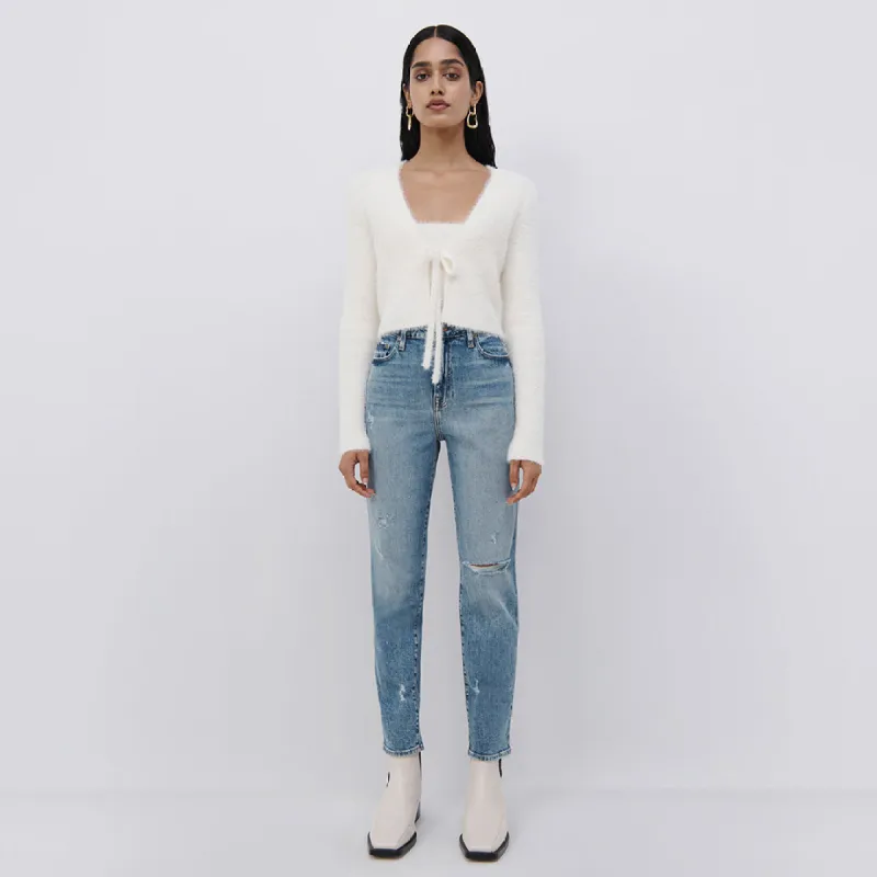 Axel Fuzzy Knit Cardigan sold by Simkhai