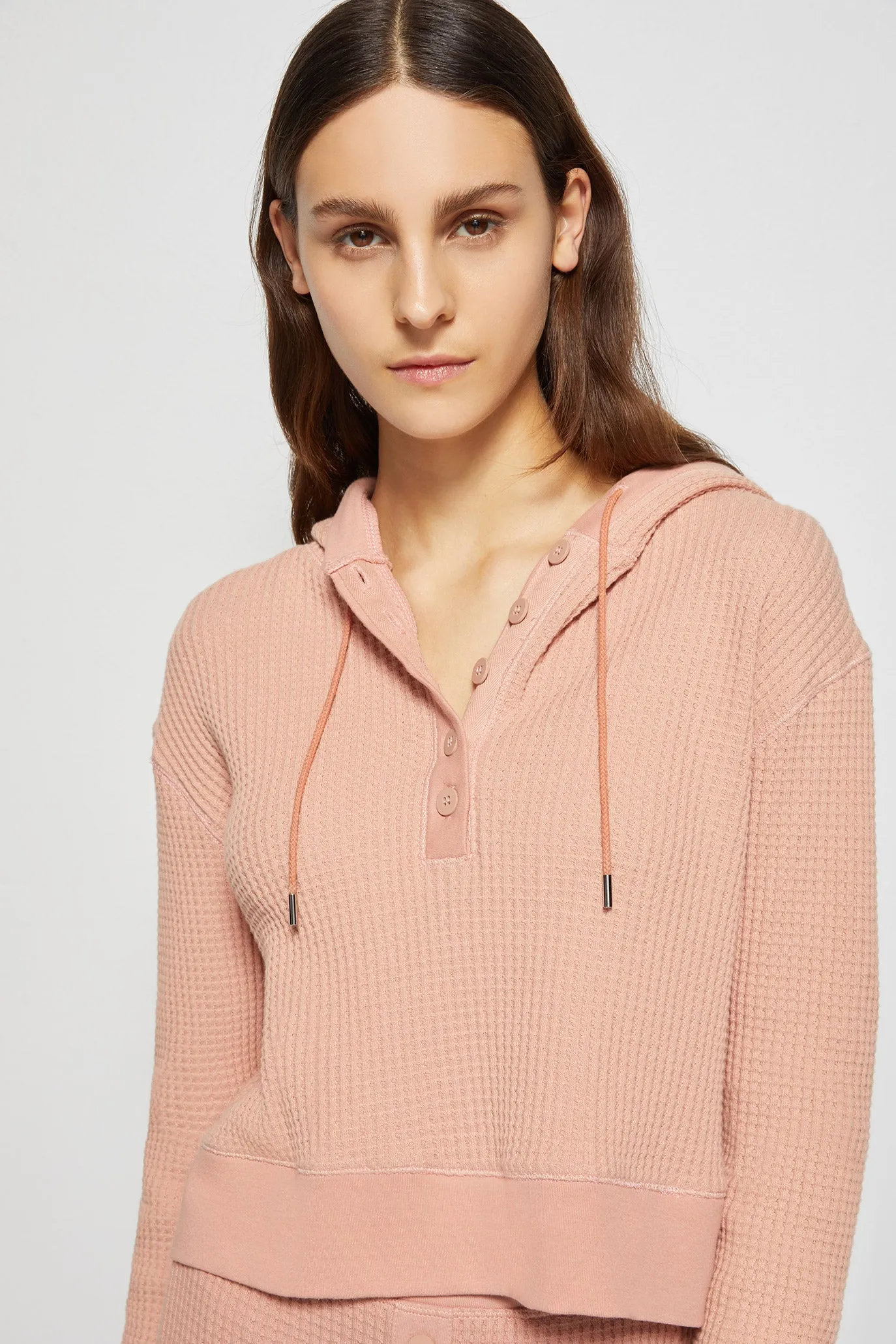 Everly Waffle Hoodie sold by Simkhai product image thumbnail 4