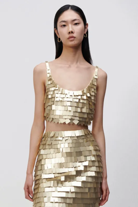 Ronette Sequin Top made by Simkhai