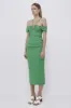 Meryl Capsleeve Midi Dress sold by Simkhai