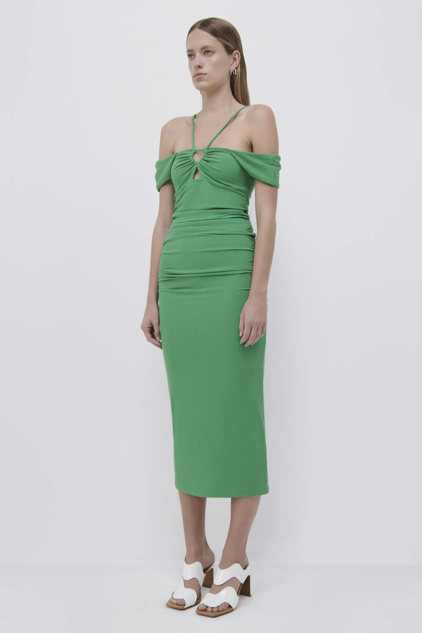 Meryl Capsleeve Midi Dress sold by Simkhai product image thumbnail 3