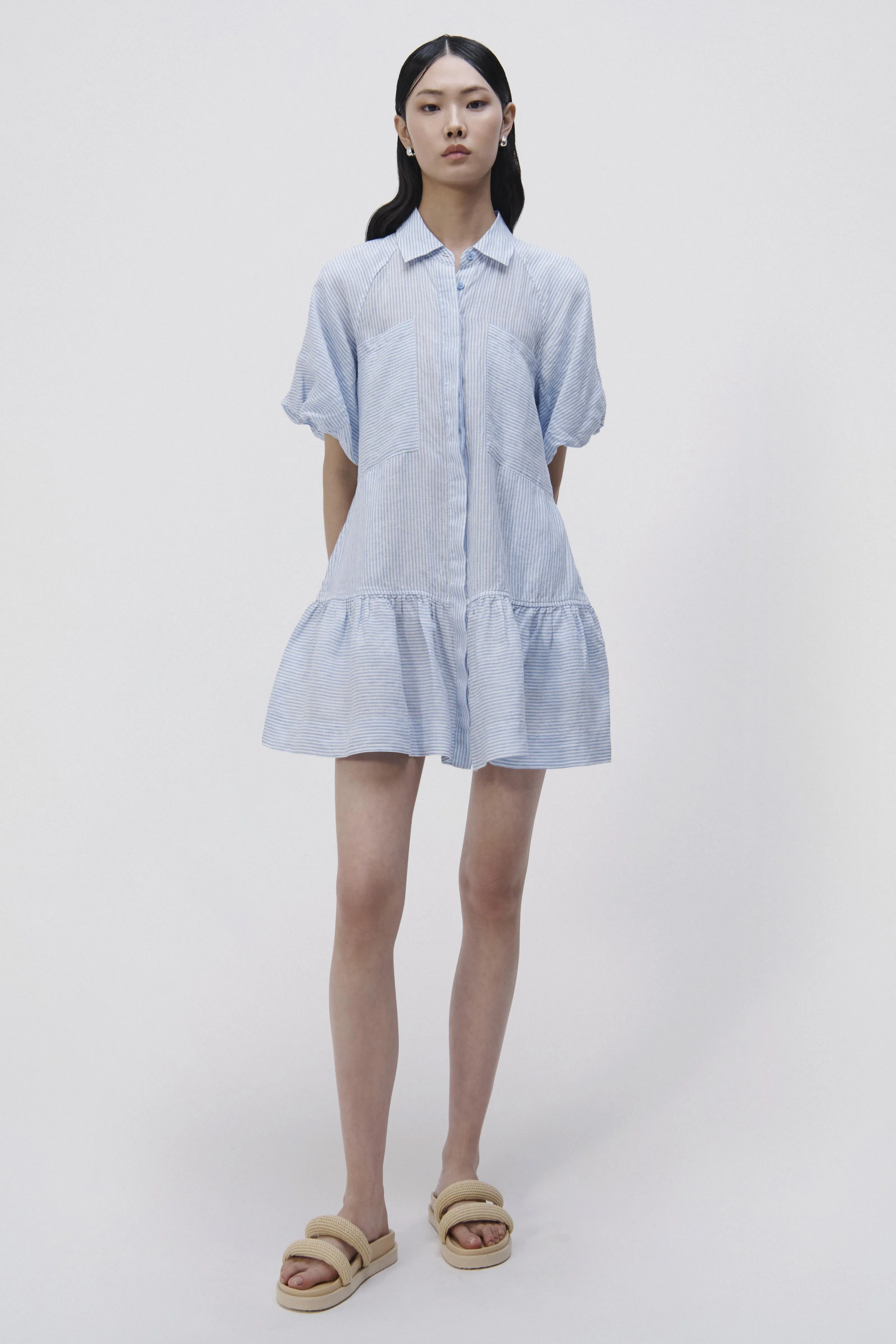 Crissy Striped Linen Dress sold by Simkhai product image thumbnail 2