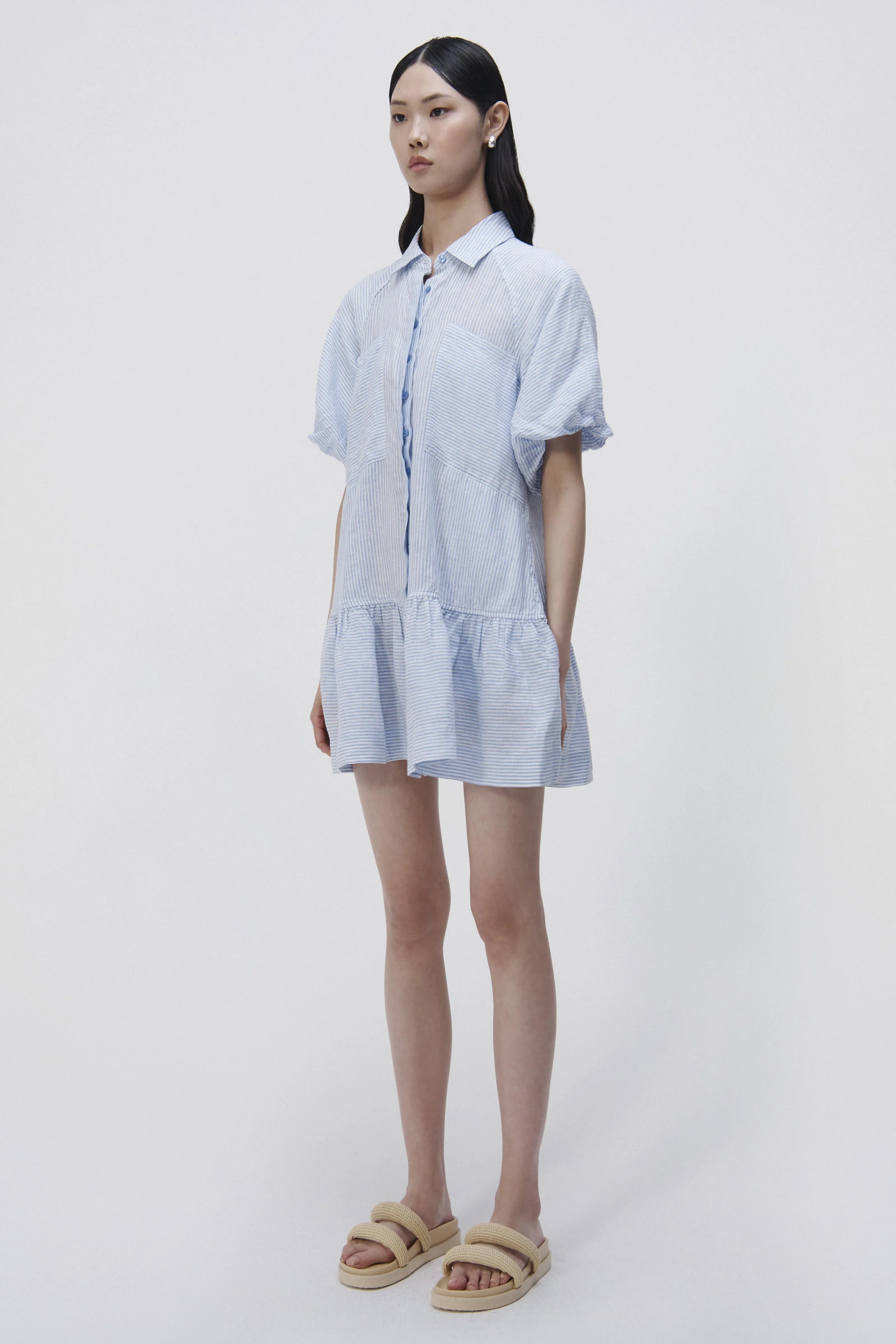 Crissy Striped Linen Dress sold by Simkhai product image thumbnail 5
