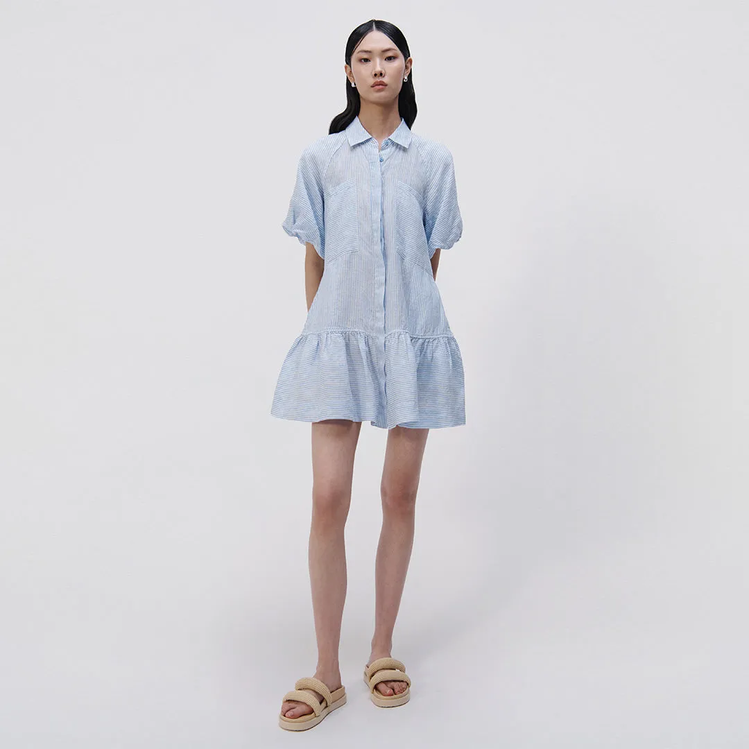 Crissy Striped Linen Dress sold by Simkhai