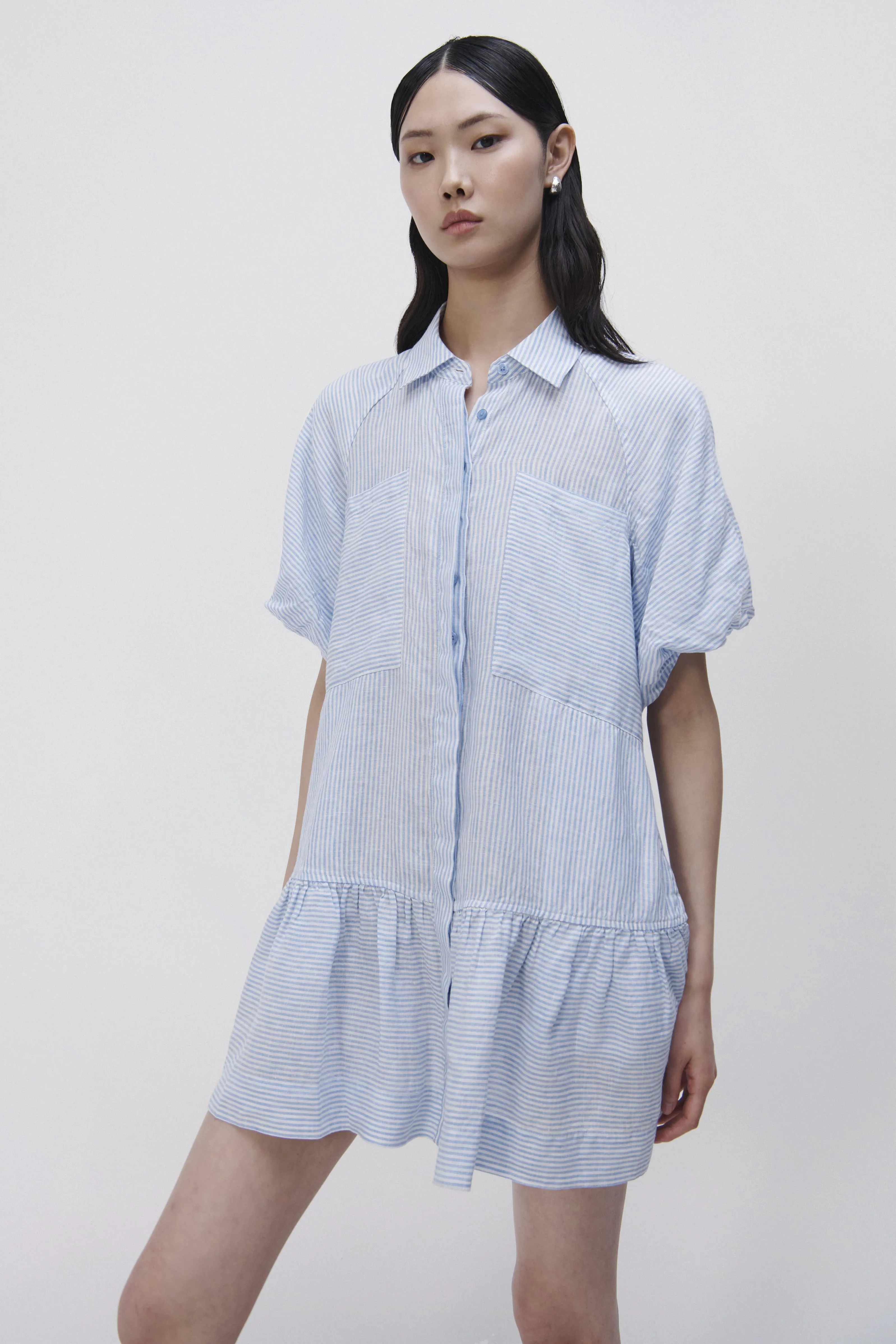 Crissy Striped Linen Dress sold by Simkhai product image thumbnail 3