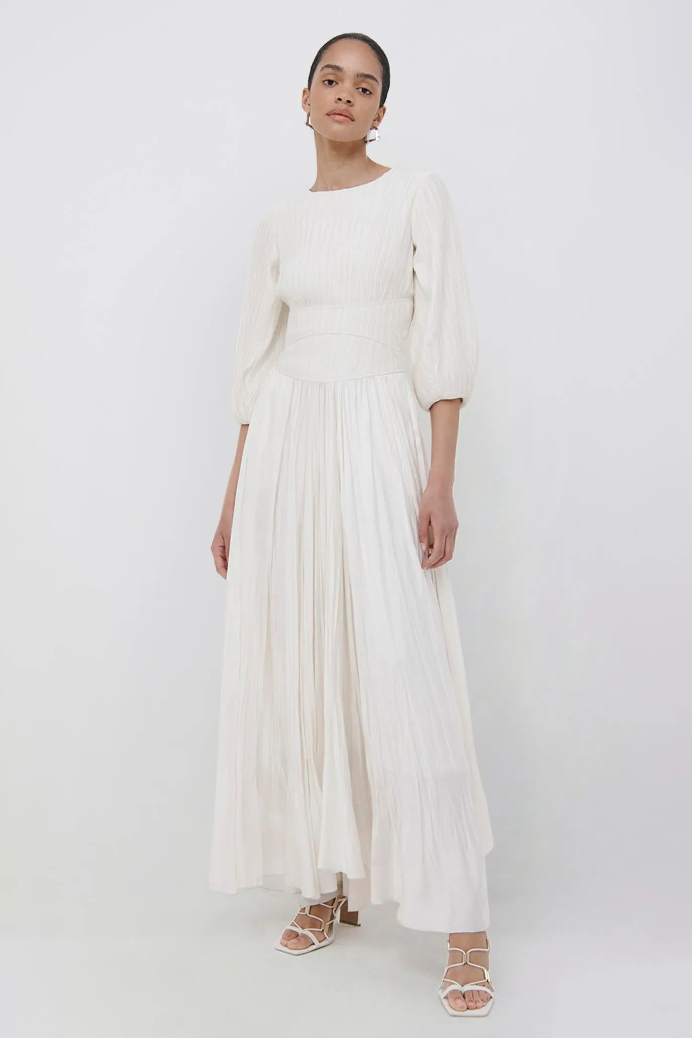 Ames Pleated Midi Dress sold by Simkhai product image thumbnail 2