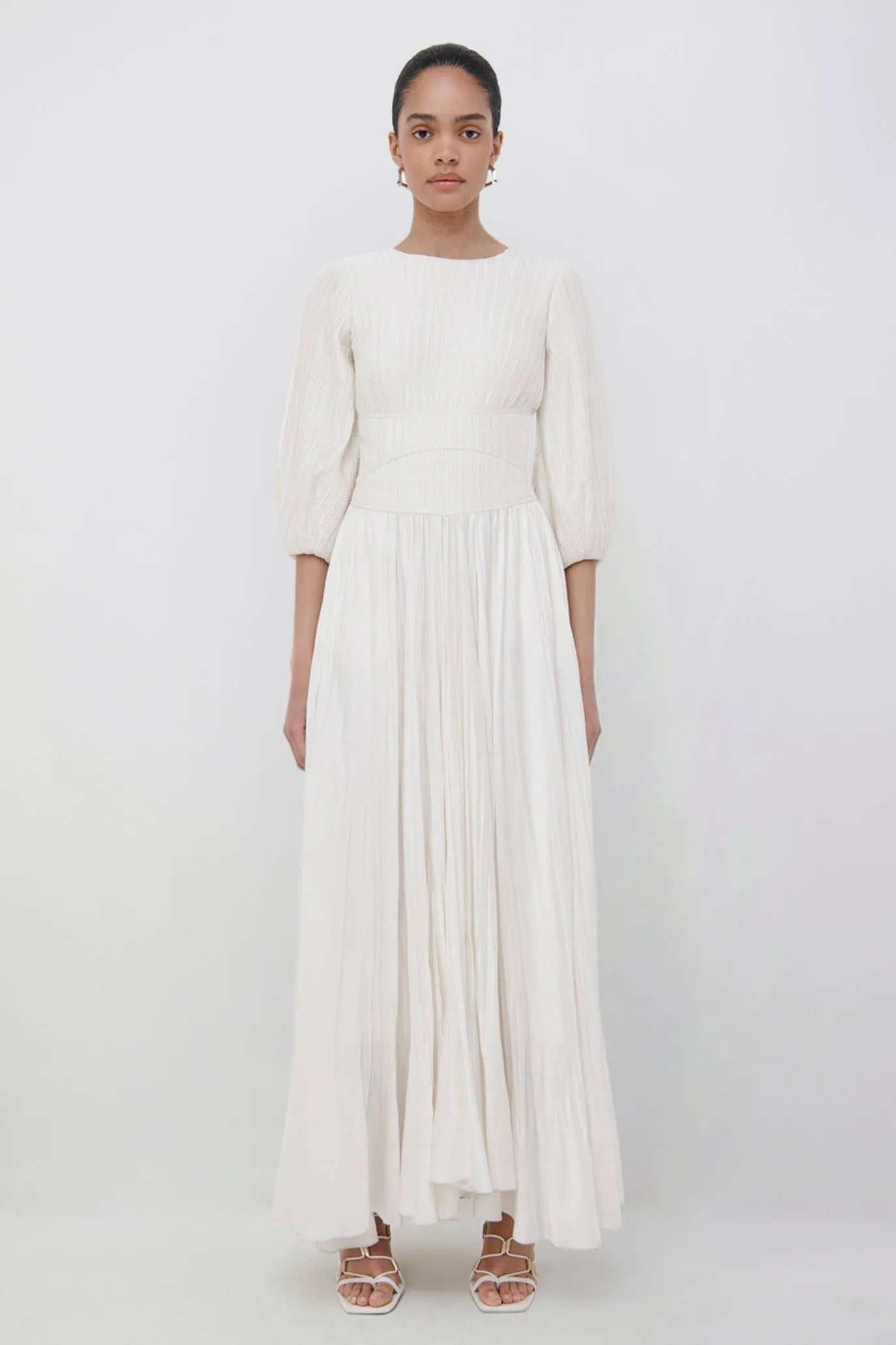 Ames Pleated Midi Dress sold by Simkhai product image thumbnail 4
