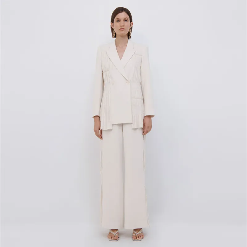 Lizzie Pleated Blazer sold by Simkhai