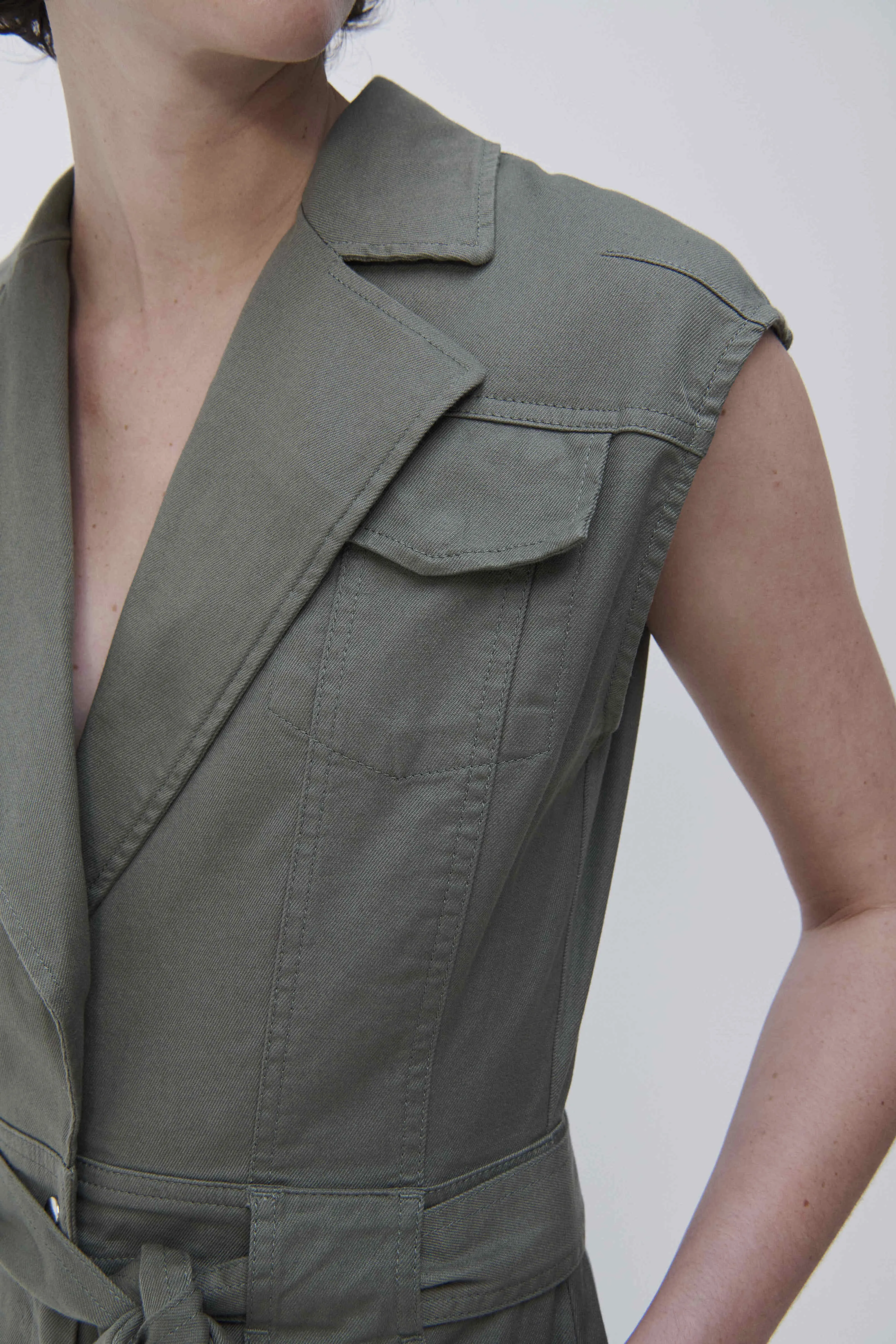 Carlotta Utility Romper sold by Simkhai product image thumbnail 3