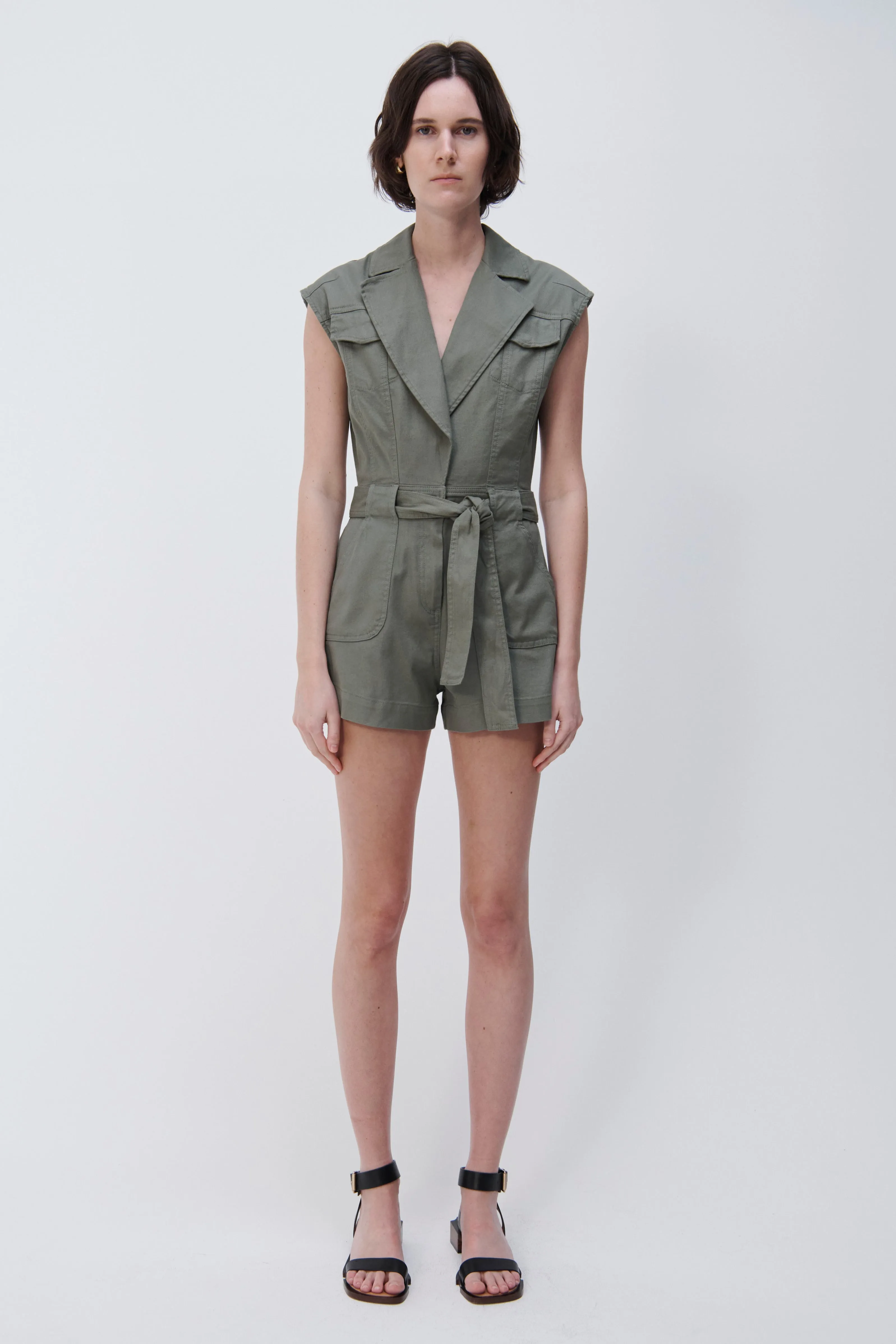 Carlotta Utility Romper sold by Simkhai product image thumbnail 5
