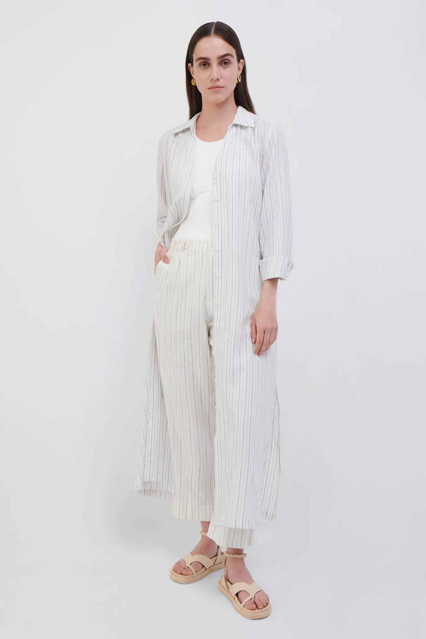 Atlas Striped Linen Pant sold by Simkhai product image thumbnail 2