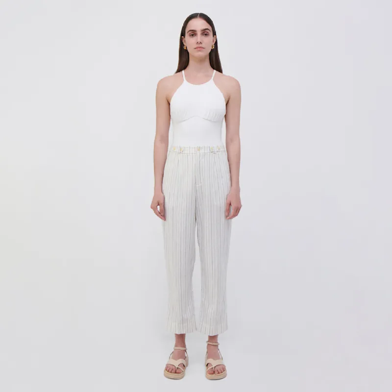 Atlas Striped Linen Pant sold by Simkhai