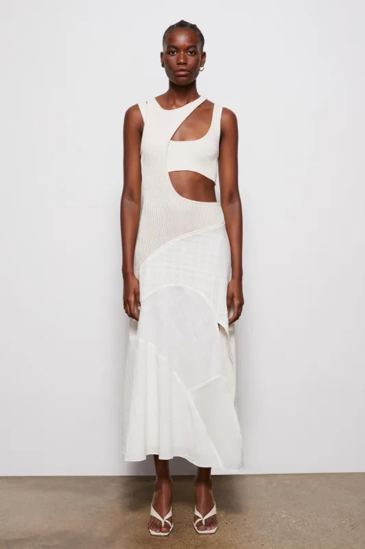 Patchwork Tank Dress sold by Simkhai