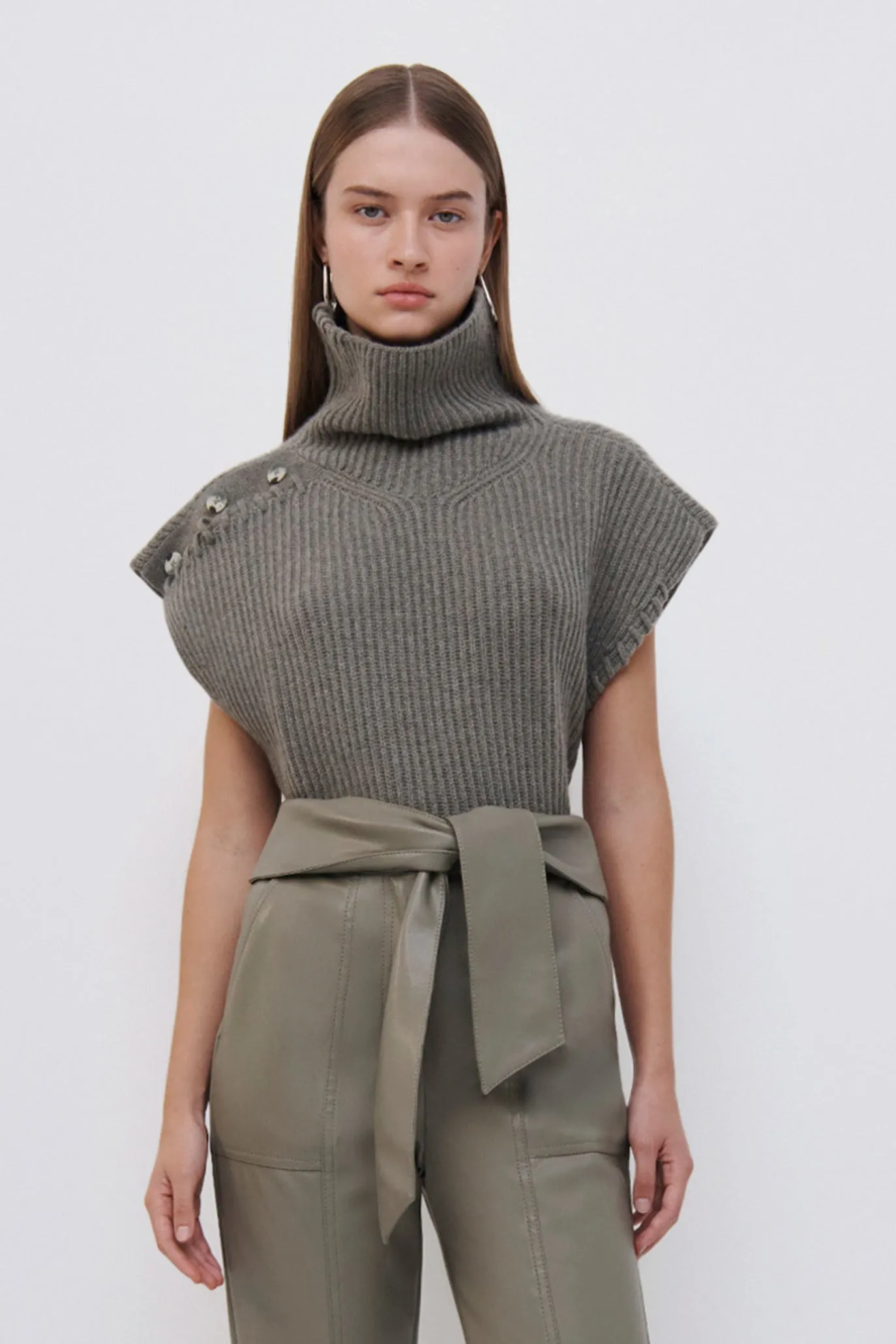 Winona Recycled Cashmere Turtleneck sold by Simkhai product image thumbnail 2