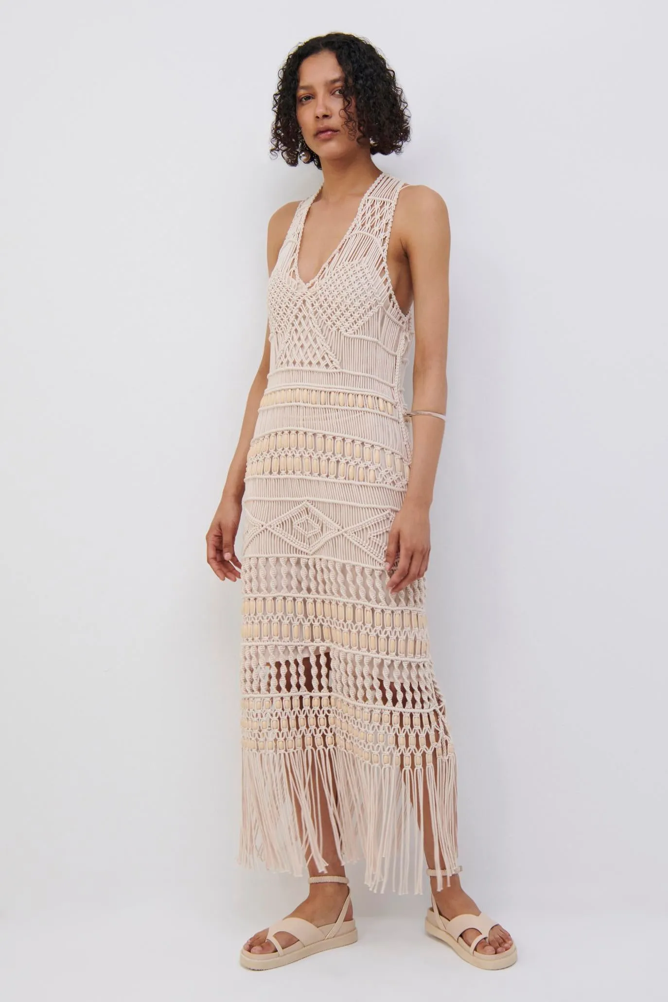 Scout Macrame Fringe Dress sold by Simkhai product image thumbnail 2