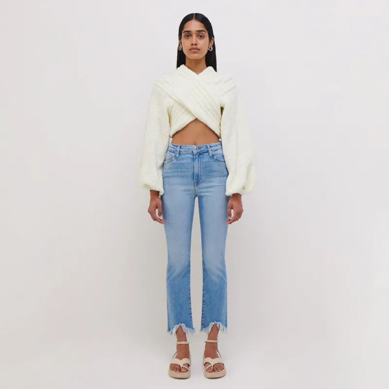 JS x Elexiay Crochet Pullover made by Simkhai