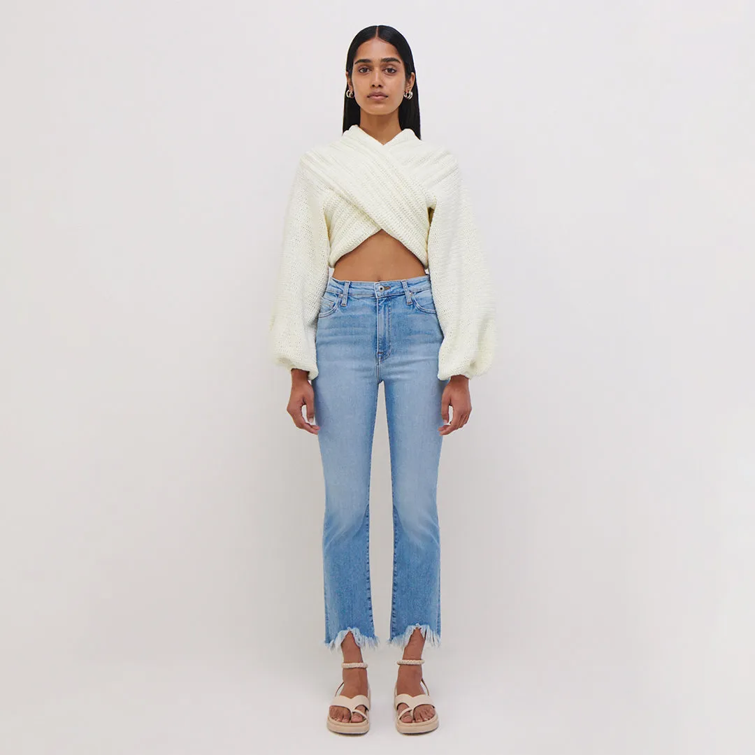 JS x Elexiay Crochet Pullover sold by Simkhai