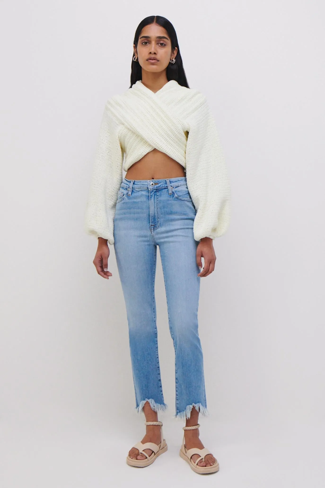JS x Elexiay Crochet Pullover sold by Simkhai product image thumbnail 2