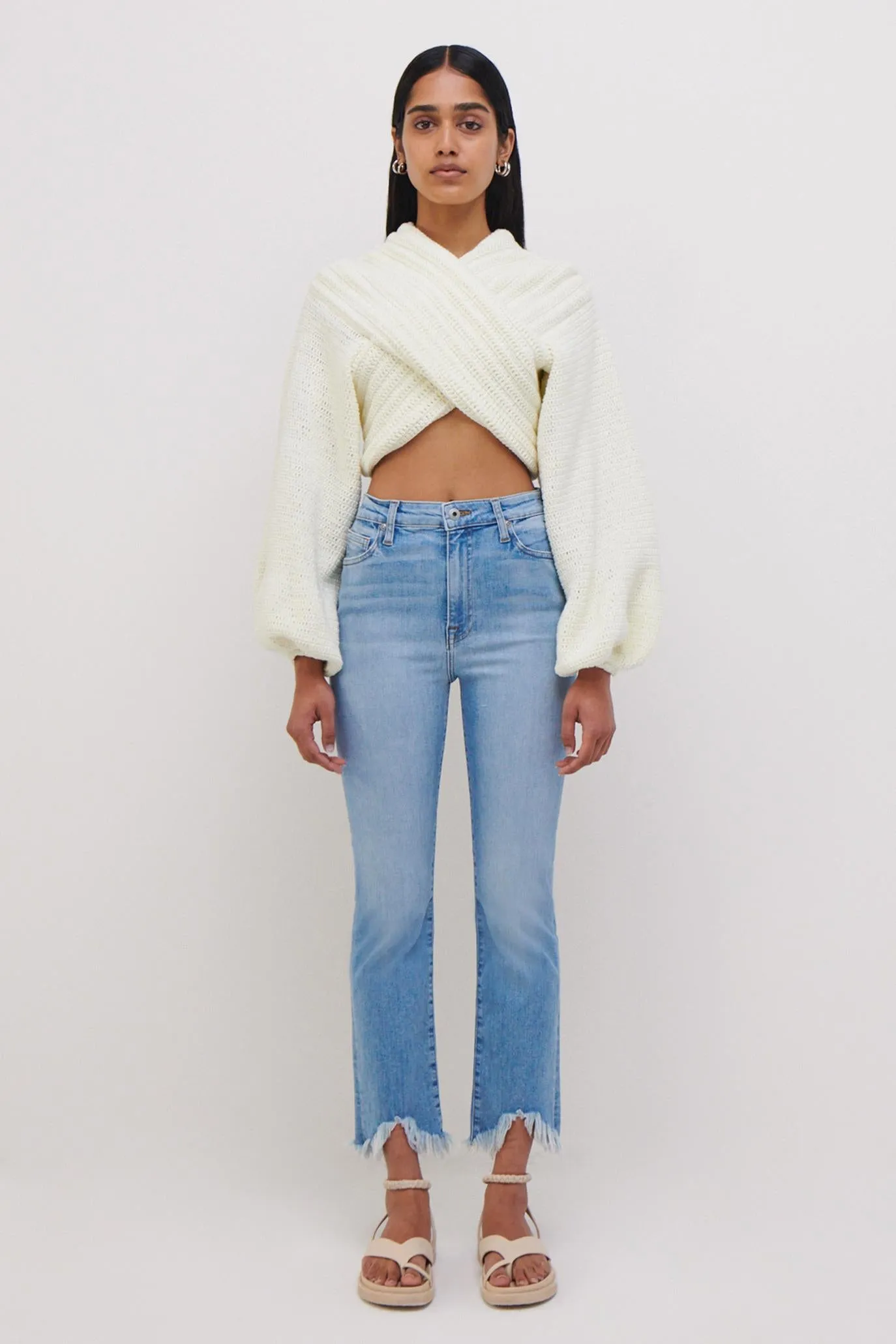 JS x Elexiay Crochet Pullover sold by Simkhai product image thumbnail 4