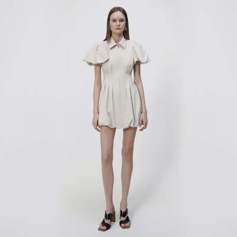 Callista Puff Sleeve Dress made by Simkhai