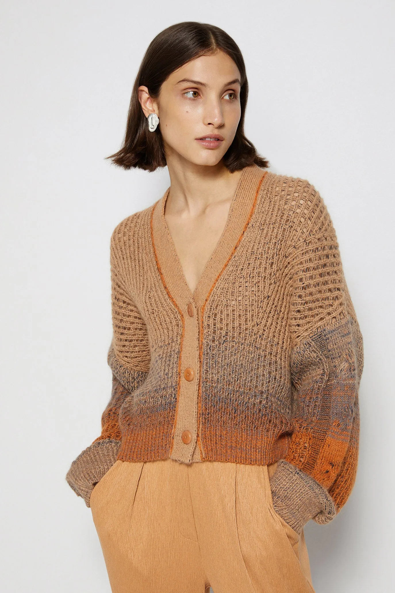 Ollie Alpaca Cardigan sold by Simkhai