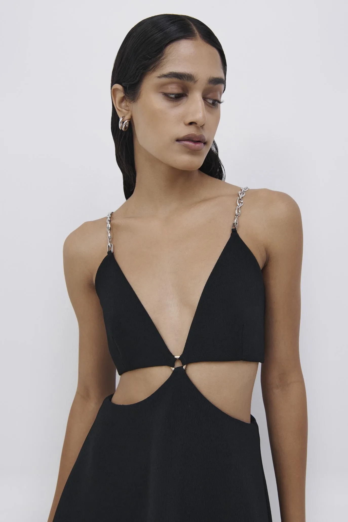 Ellis Diamante Cutout Mini Dress sold by Simkhai product image thumbnail 3