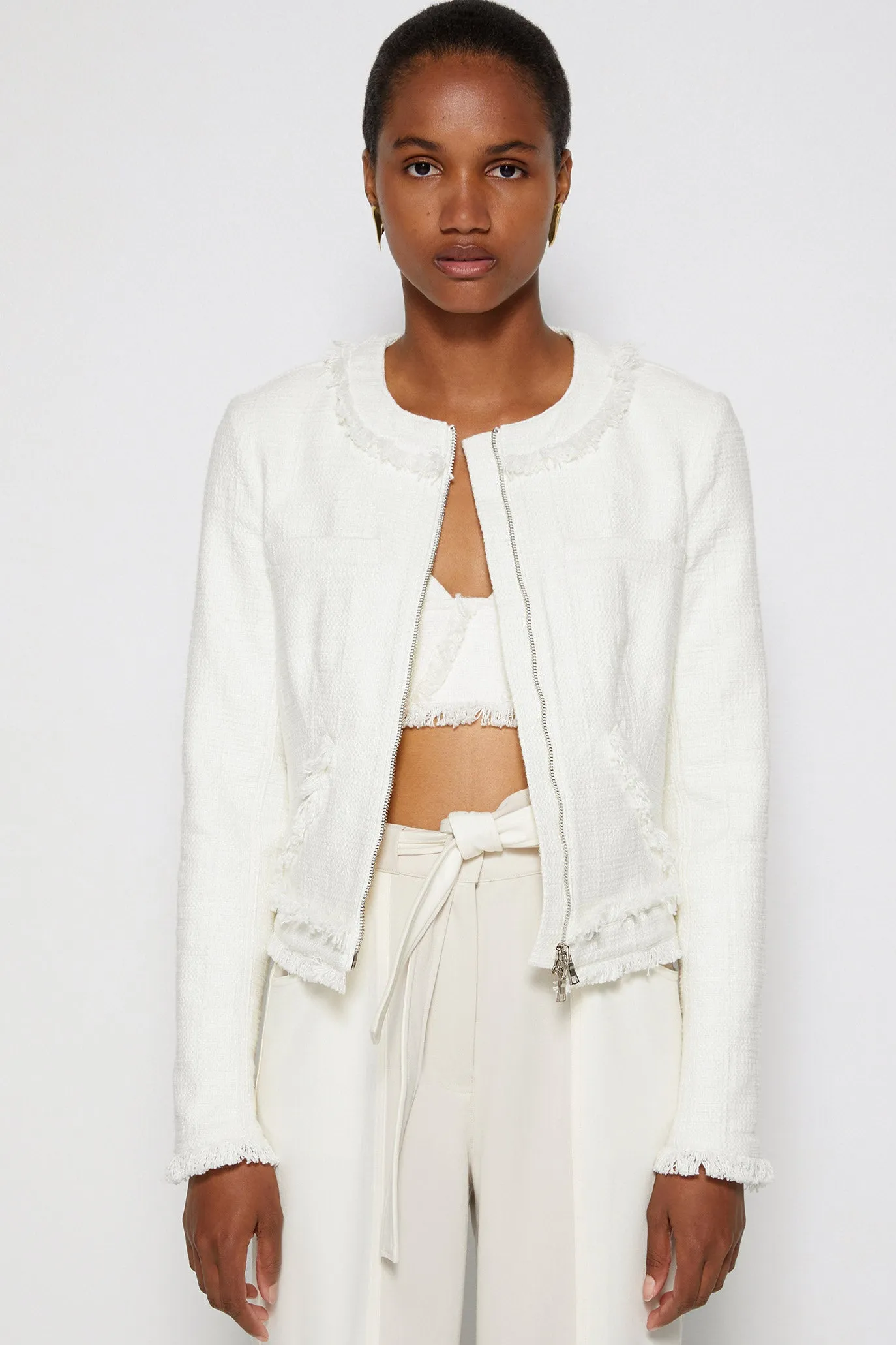 Jemma Boucle Jacket sold by Simkhai