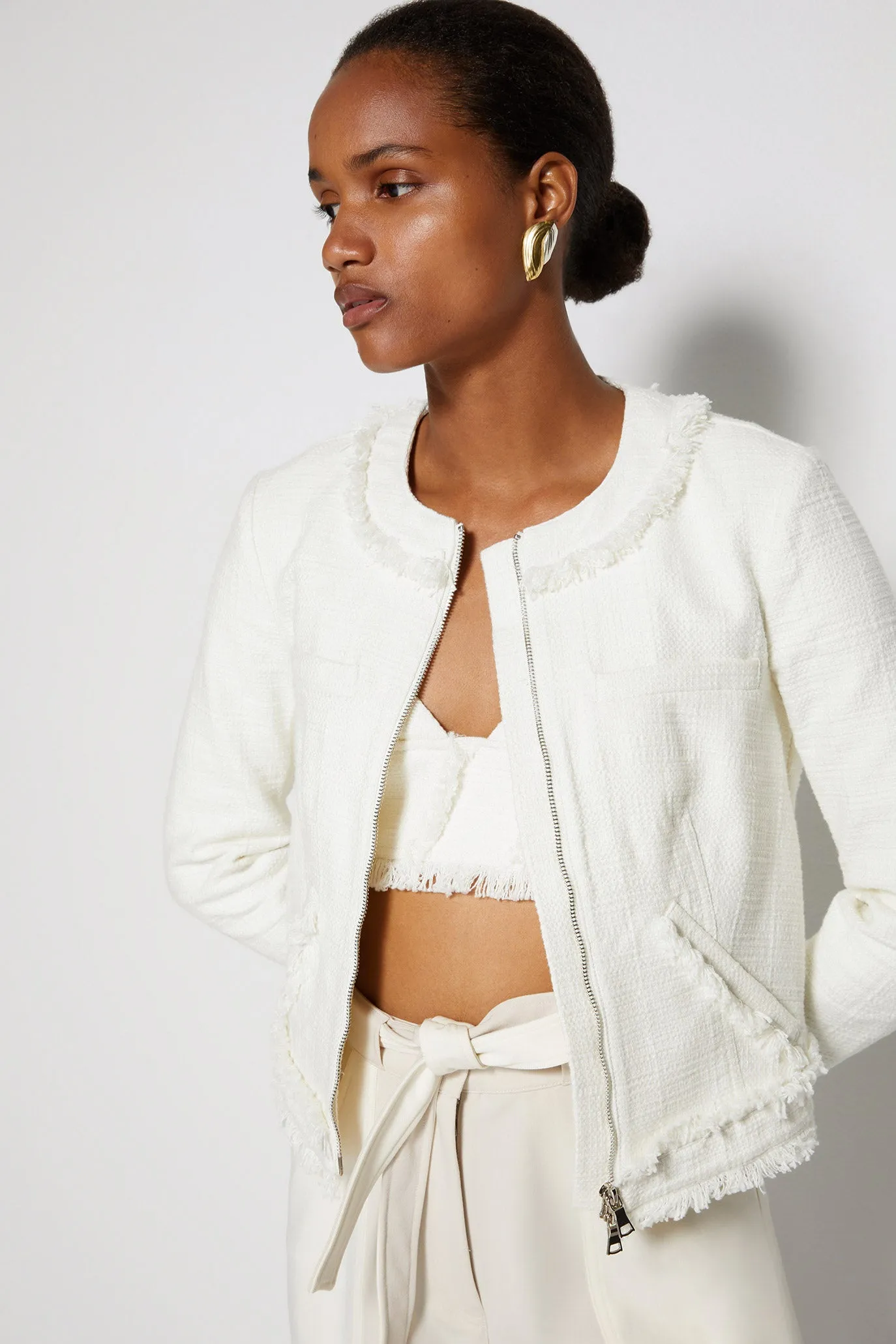 Jemma Boucle Jacket sold by Simkhai product image thumbnail 4