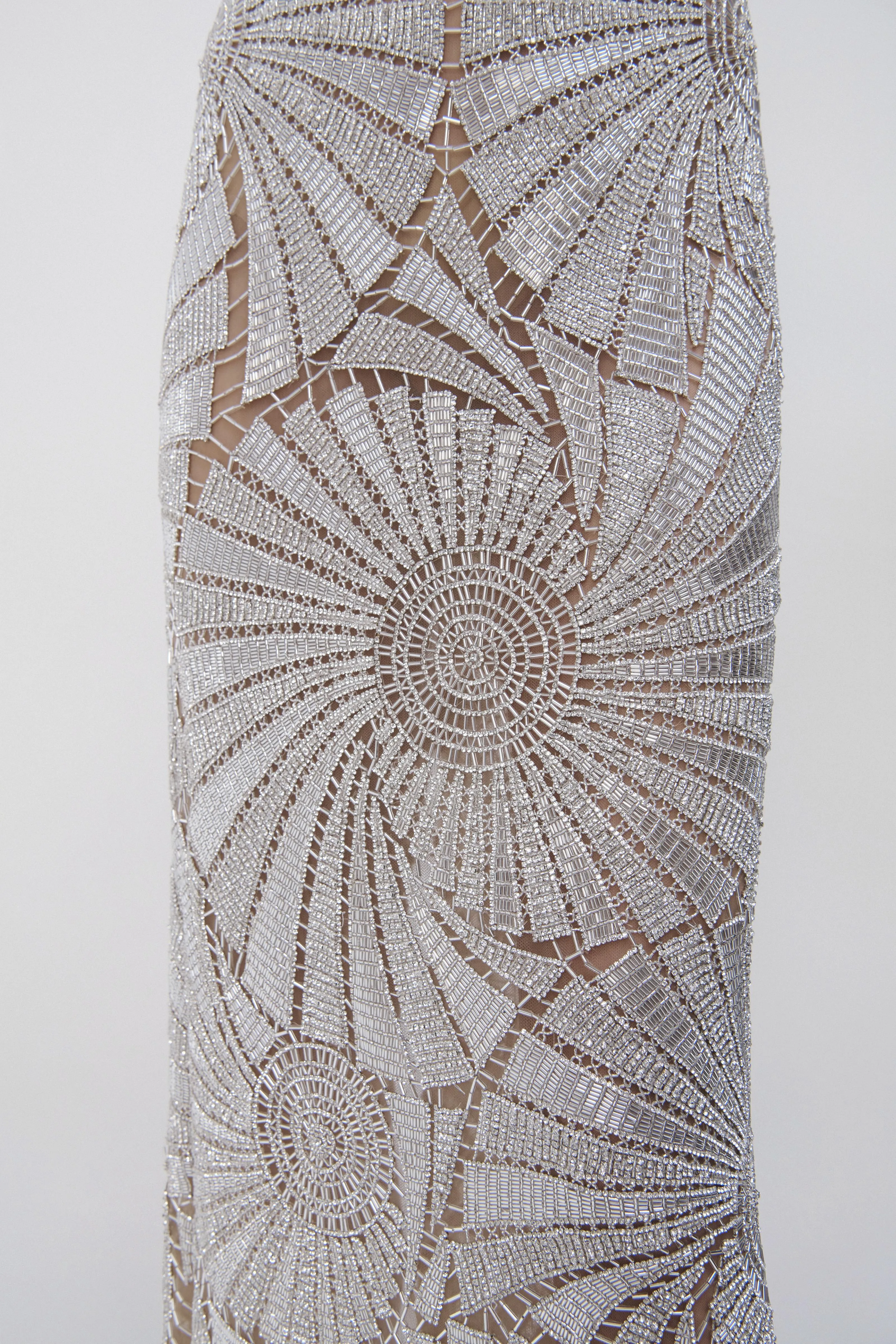 Senada Crystal Shell Gown sold by Simkhai product image thumbnail 4