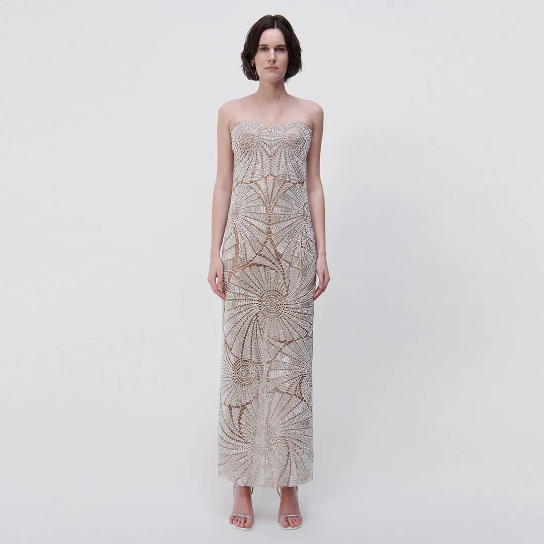 Senada Crystal Shell Gown sold by Simkhai